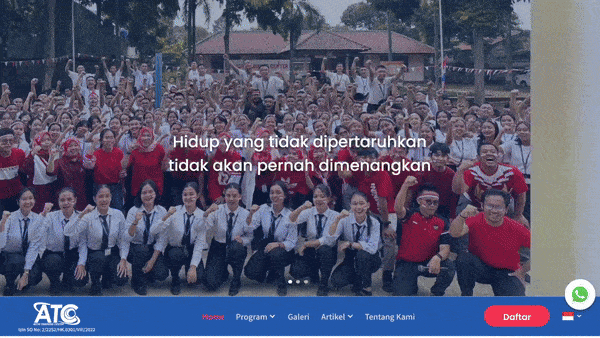 AICHI TRAINING CENTER UI Design